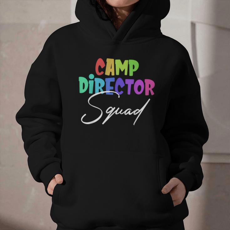 Camp Director Squad Counselor Camper Camping Back To School Graphic Youth Hoodie Camp Director Squad Counselor Camper Camping Back To School Graphic Youth Hoodie