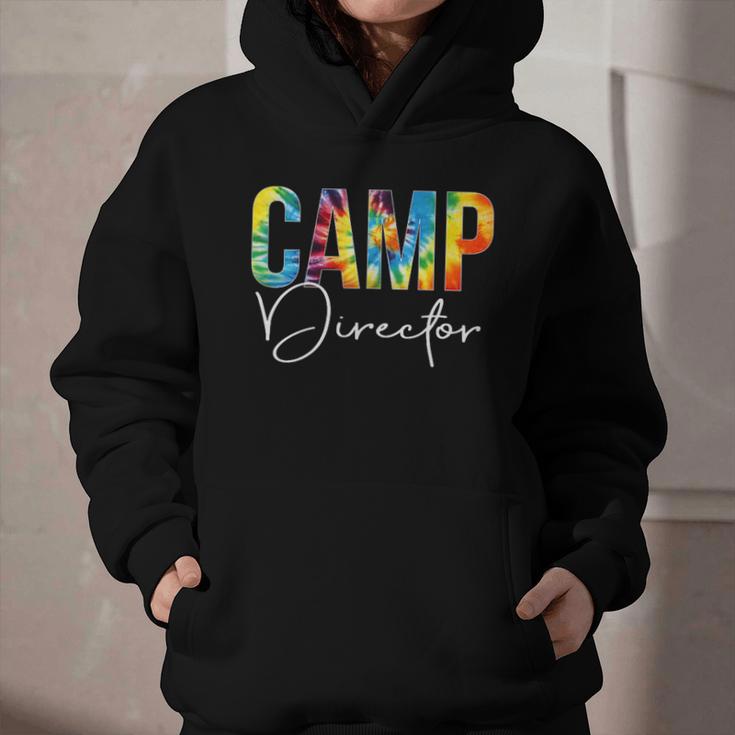 Camp Director Women Tie Dye Back To School Appreciation Day Graphic Youth Hoodie