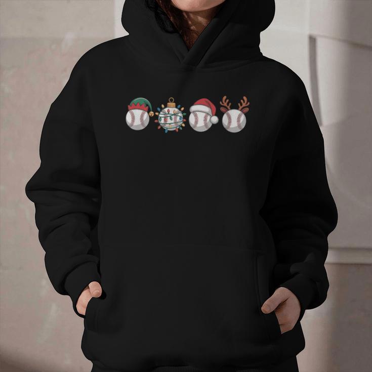 Christmas Baseball Player X-Mas Balls Graphic Youth Hoodie Christmas Baseball Player X-Mas Balls Graphic Youth Hoodie