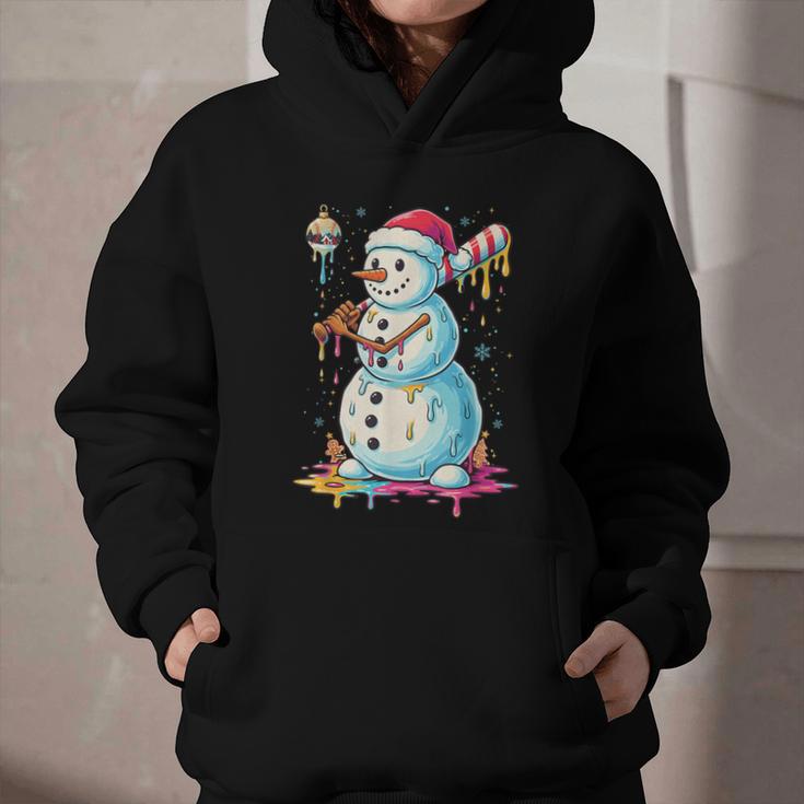 Christmas Baseball Snowman Drip For Boys Men Girls Women Graphic Youth Hoodie Christmas Baseball Snowman Drip For Boys Men Girls Women Graphic Youth Hoodie