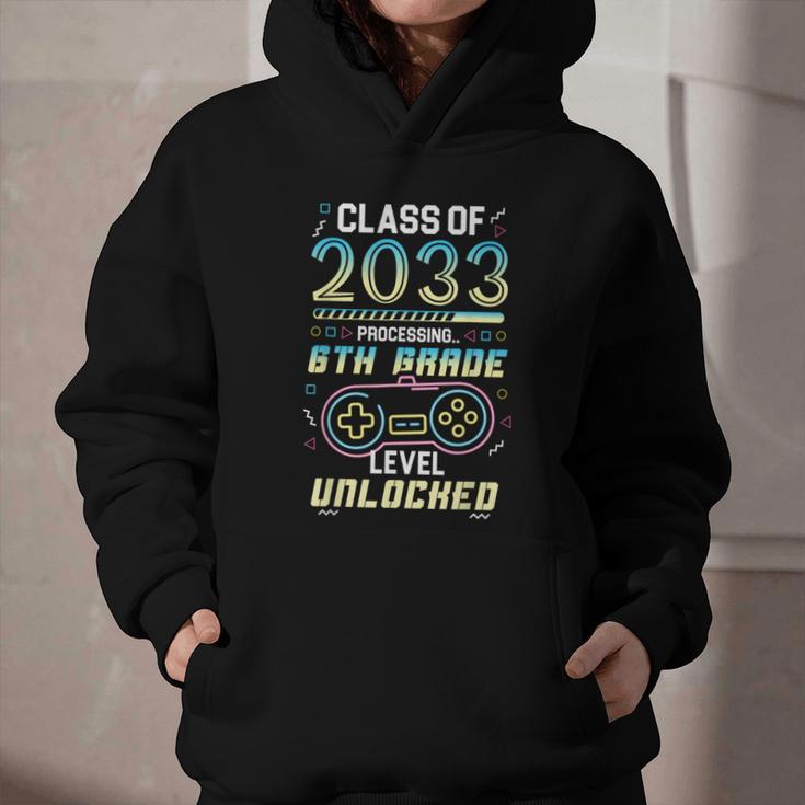 Class 2033 Gaming 6th Grade Level Unlocked Back To School Graphic Youth Hoodie Class 2033 Gaming 6th Grade Level Unlocked Back To School Graphic Youth Hoodie