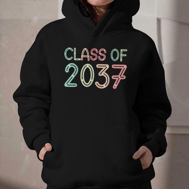 Class Of 2037 Grow With Me Kindergarten Back To School Graphic Youth Hoodie Class Of 2037 Grow With Me Kindergarten Back To School Graphic Youth Hoodie