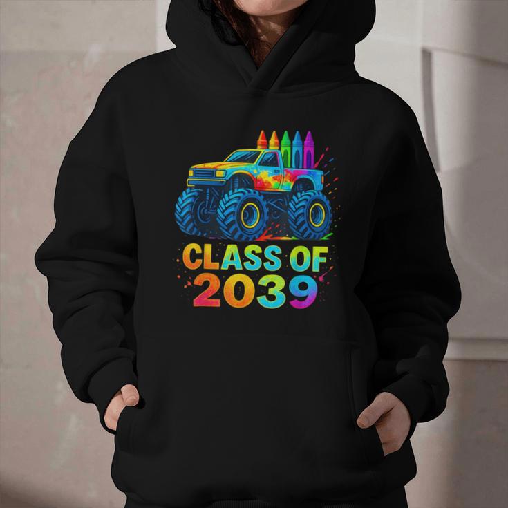 Class Of 2039 Monster Truck Kindergarten Back To School Boys Graphic Youth Hoodie Class Of 2039 Monster Truck Kindergarten Back To School Boys Graphic Youth Hoodie