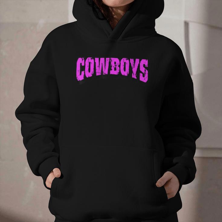 Cowboys Back To School Spirit Pk Graphic Youth Hoodie