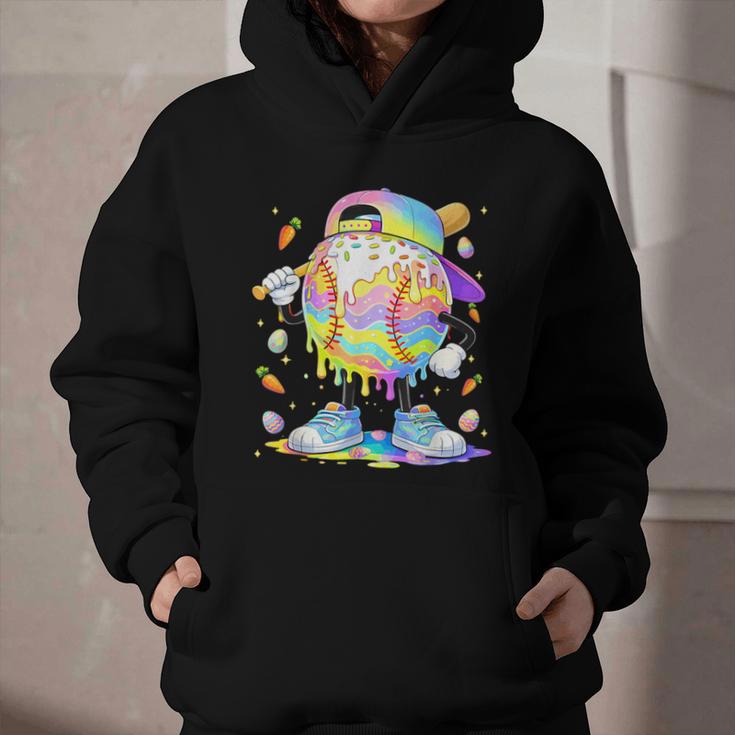 Cute Easter Baseball Ice Cream Boys Girls Kids Graphic Youth Hoodie