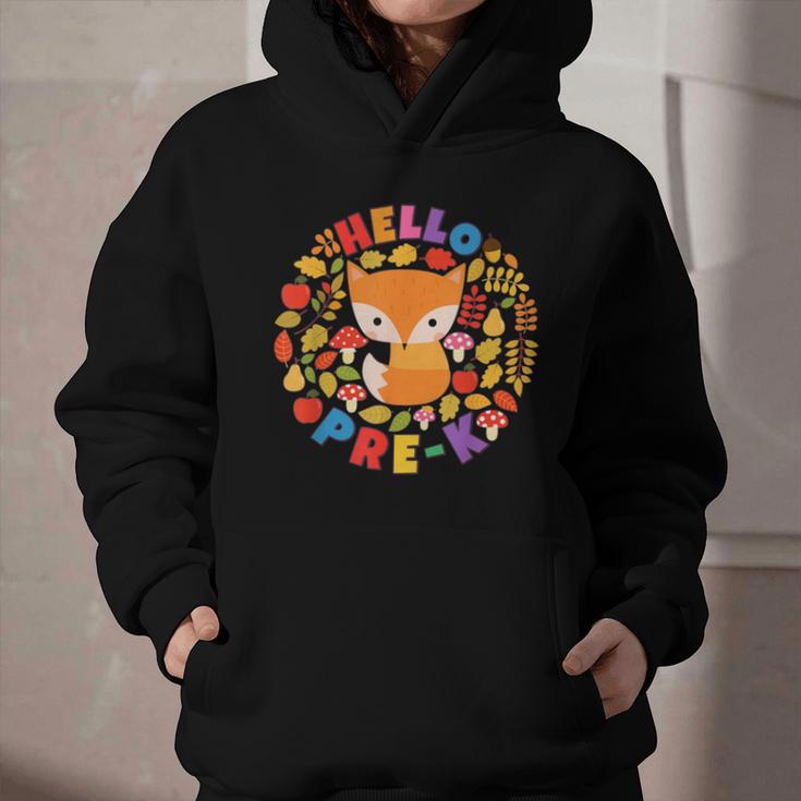 Cute Fox Back To School Woodland Animal Pre-K Graphic Youth Hoodie Cute Fox Back To School Woodland Animal Pre-K Graphic Youth Hoodie