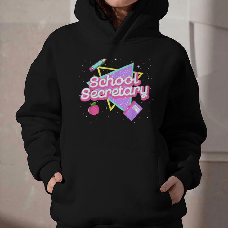 Cute School Secretary Shirt 80's 90's Back To School Graphic Youth Hoodie