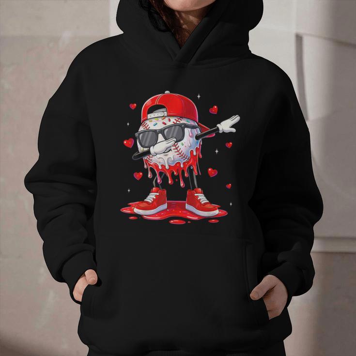 Dabbing Baseball Drip Ice Cream Youth Boy Valentines Day Graphic Youth Hoodie Dabbing Baseball Drip Ice Cream Youth Boy Valentines Day Graphic Youth Hoodie