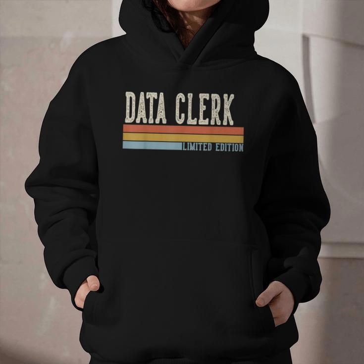 Data Clerk Week Retro Vintage Back To School Day Graphic Youth Hoodie Data Clerk Week Retro Vintage Back To School Day Graphic Youth Hoodie