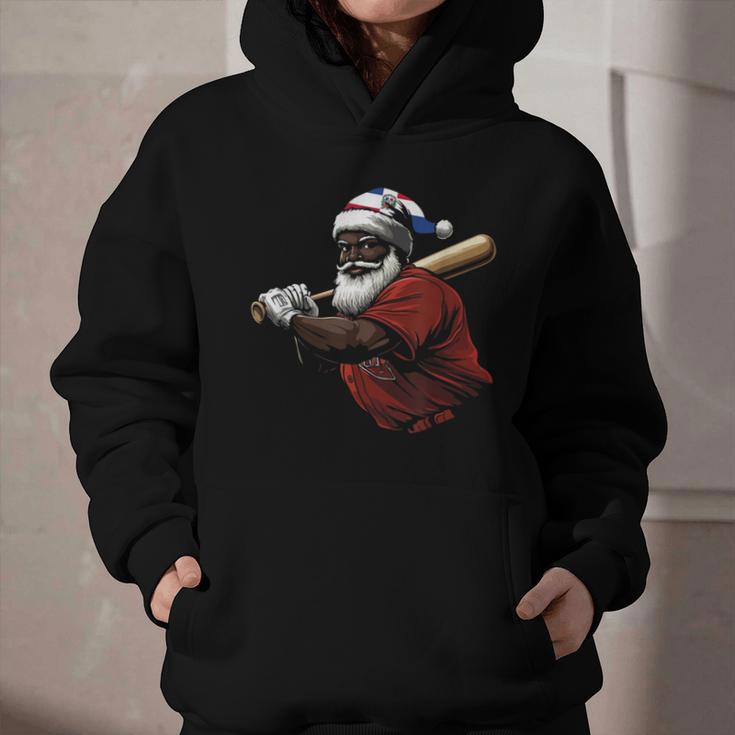 Dominican Republic Santa Christmas Baseball Beisbol Graphic Youth Hoodie Dominican Republic Santa Christmas Baseball Beisbol Graphic Youth Hoodie