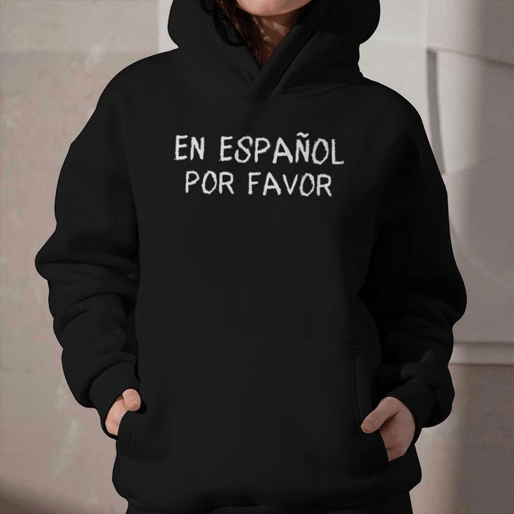 En EspañOl Por Favor Back To School Spanish Teache Graphic Youth Hoodie