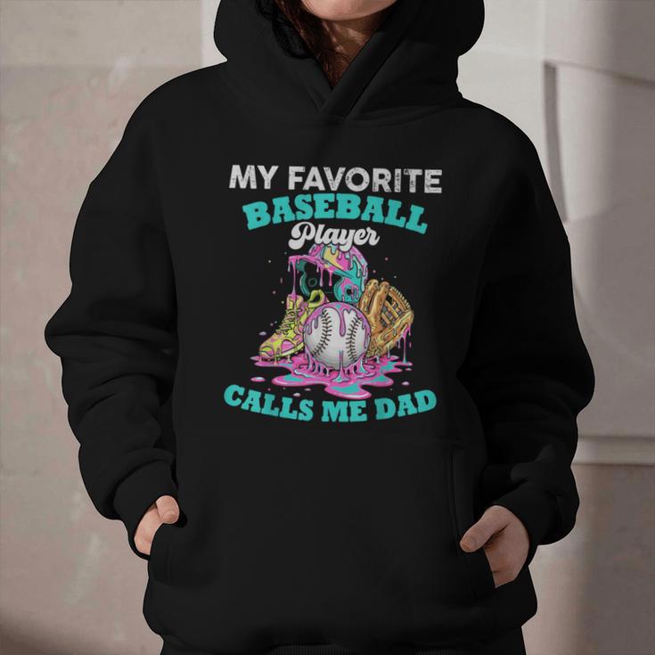 My Favorite Baseball Player Calls Me Dad Ice Cream Drip Graphic Youth Hoodie My Favorite Baseball Player Calls Me Dad Ice Cream Drip Graphic Youth Hoodie