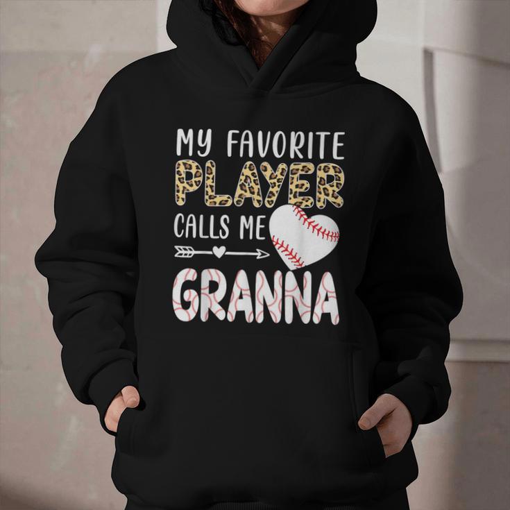 My Favorite Player Calls Me Granna Baseball Leopard Graphic Youth Hoodie My Favorite Player Calls Me Granna Baseball Leopard Graphic Youth Hoodie