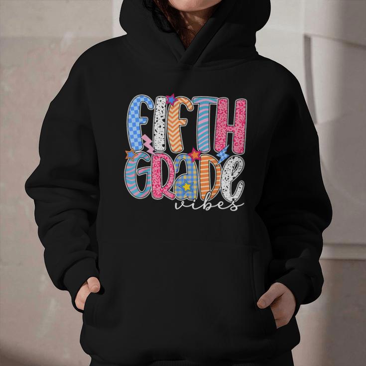 Fifth Grade Vibes 5th Grade Team Retro Back To School Graphic Youth Hoodie Fifth Grade Vibes 5th Grade Team Retro Back To School Graphic Youth Hoodie