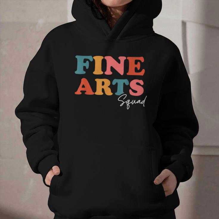 Fine Arts Squad Boho Cute Back To School Fine Arts Graphic Youth Hoodie Fine Arts Squad Boho Cute Back To School Fine Arts Graphic Youth Hoodie