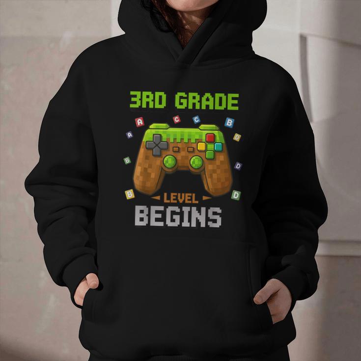 First Day Of 3rd Grade Level Begins Back To School Boy Graphic Youth Hoodie First Day Of 3rd Grade Level Begins Back To School Boy Graphic Youth Hoodie