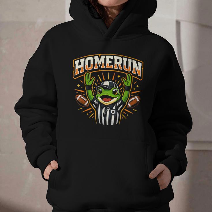 Football Referee Touchdown Baseball Homerun Frog Graphic Youth Hoodie Football Referee Touchdown Baseball Homerun Frog Graphic Youth Hoodie