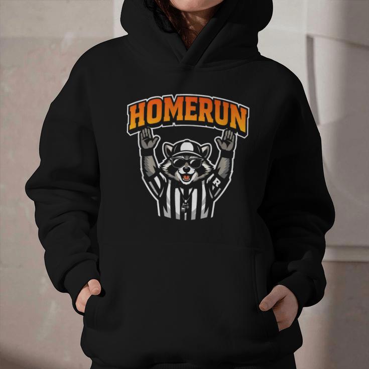 Football Referee Touchdown Baseball Homerun Raccoon Graphic Youth Hoodie Football Referee Touchdown Baseball Homerun Raccoon Graphic Youth Hoodie