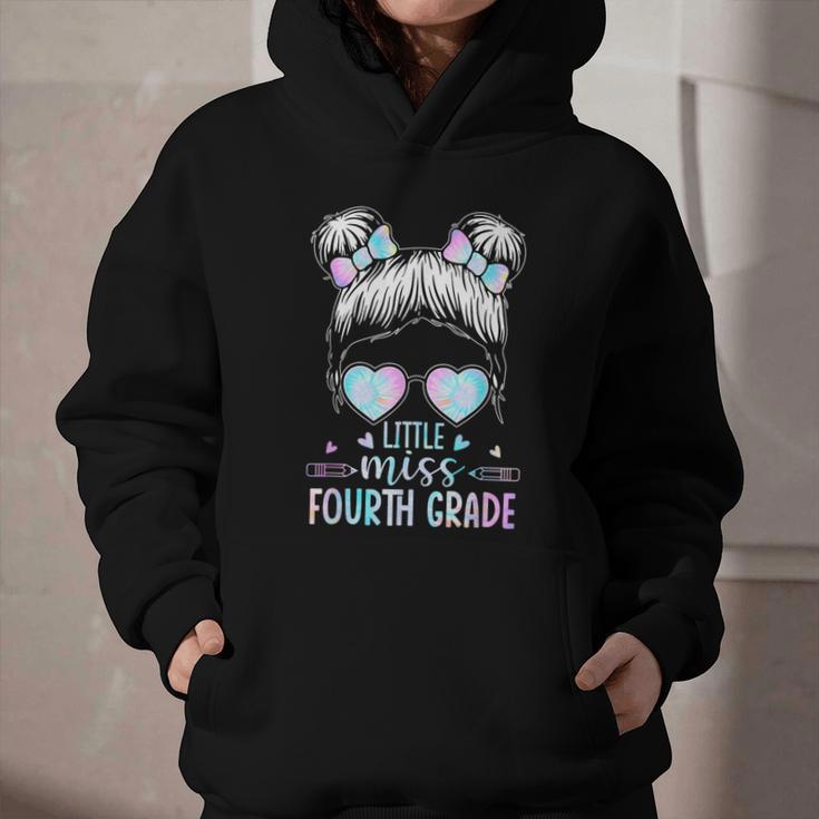 Fourth Grade Little Miss Back To School 4th Grade Little Graphic Youth Hoodie