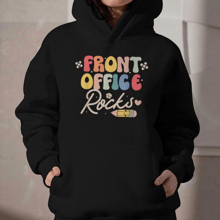 Front Office Rocks Back To School Secretary Admin Staff Tee Graphic Youth Hoodie Front Office Rocks Back To School Secretary Admin Staff Tee Graphic Youth Hoodie