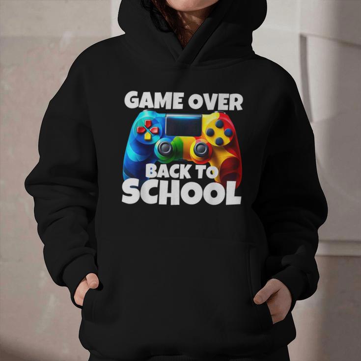Game Over Back To School Gaming Controller Kids Gamer Graphic Youth Hoodie Game Over Back To School Gaming Controller Kids Gamer Graphic Youth Hoodie