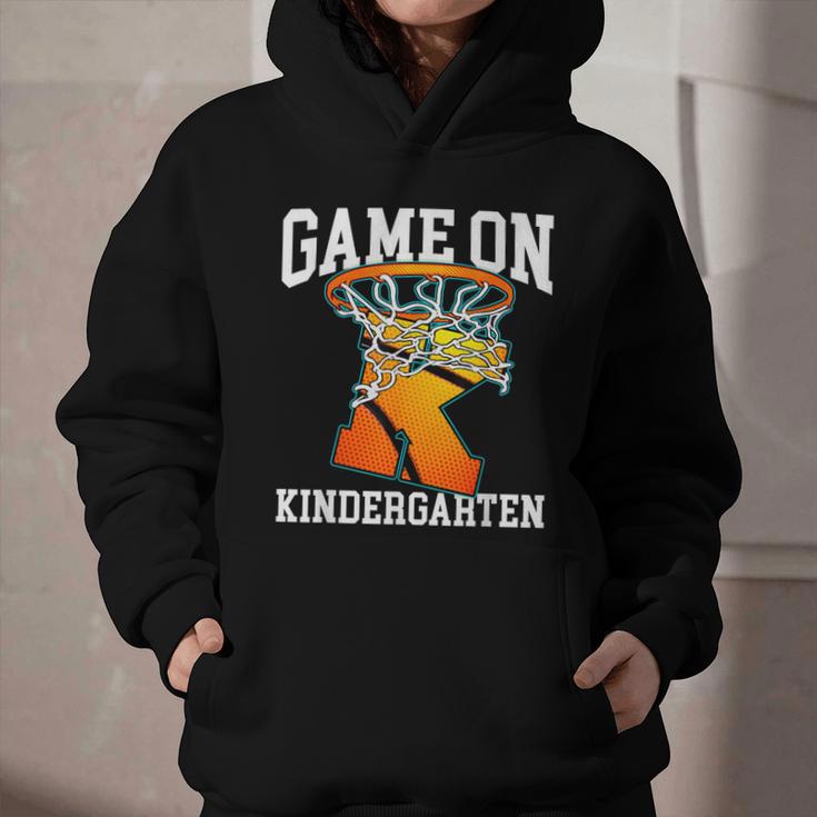 Game On Kindergarten Basketball Back To School Student Boys Graphic Youth Hoodie Game On Kindergarten Basketball Back To School Student Boys Graphic Youth Hoodie