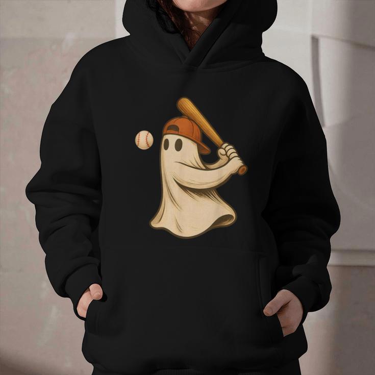 Ghost Baseball Halloween Costume Men Boys Kids Graphic Youth Hoodie