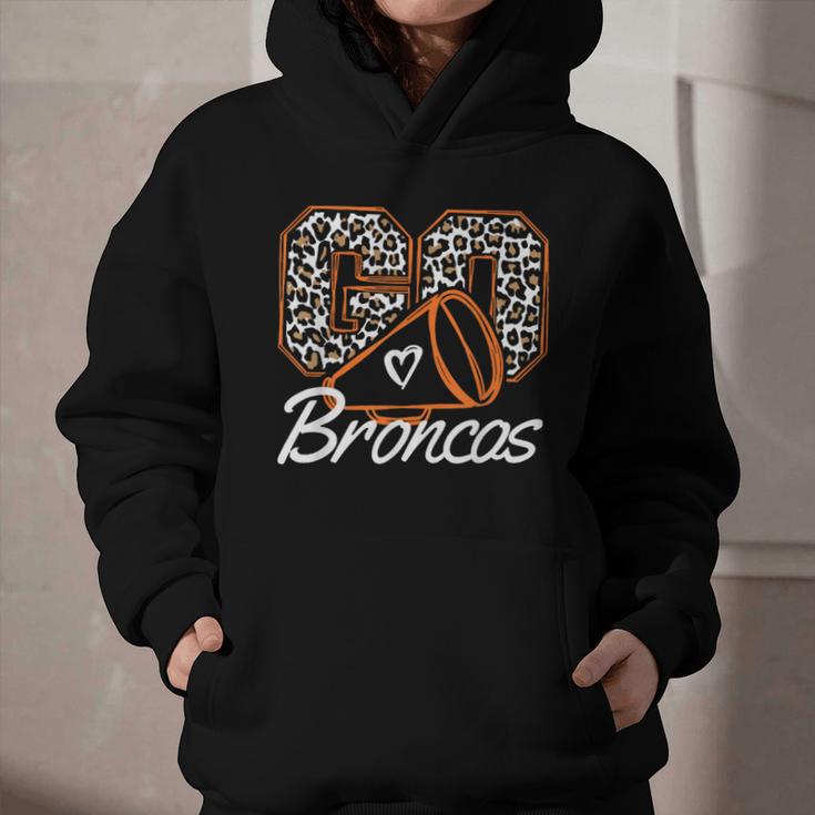 Go Cheer Broncos School Spirit Fan Team Back To School Graphic Youth Hoodie Go Cheer Broncos School Spirit Fan Team Back To School Graphic Youth Hoodie