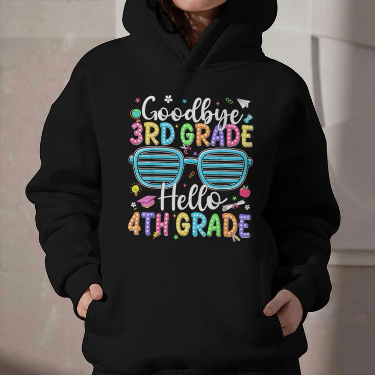 Goodbye 3rd Grade Hello 4th Grade Graduation Back To School Graphic Youth Hoodie