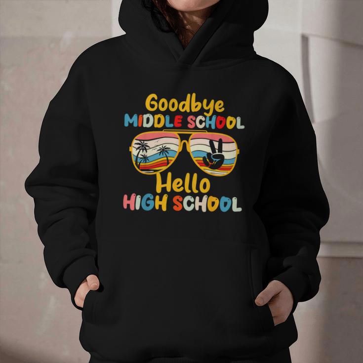 Goodbye Middle School Hello High School Back To School Graphic Youth Hoodie Goodbye Middle School Hello High School Back To School Graphic Youth Hoodie