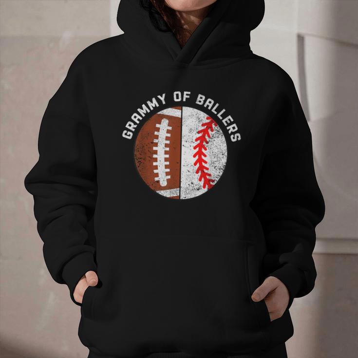 Grammy Of Ballers Football Baseball Grandma Grammy Graphic Youth Hoodie Grammy Of Ballers Football Baseball Grandma Grammy Graphic Youth Hoodie