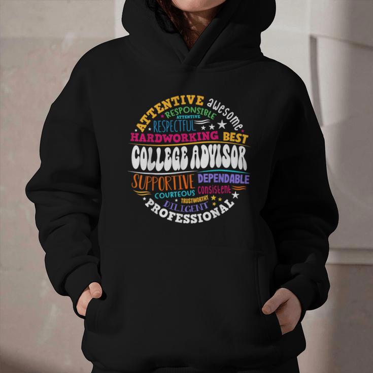 Groovy College Advisor Appreciation Week Back To School Graphic Youth Hoodie Groovy College Advisor Appreciation Week Back To School Graphic Youth Hoodie