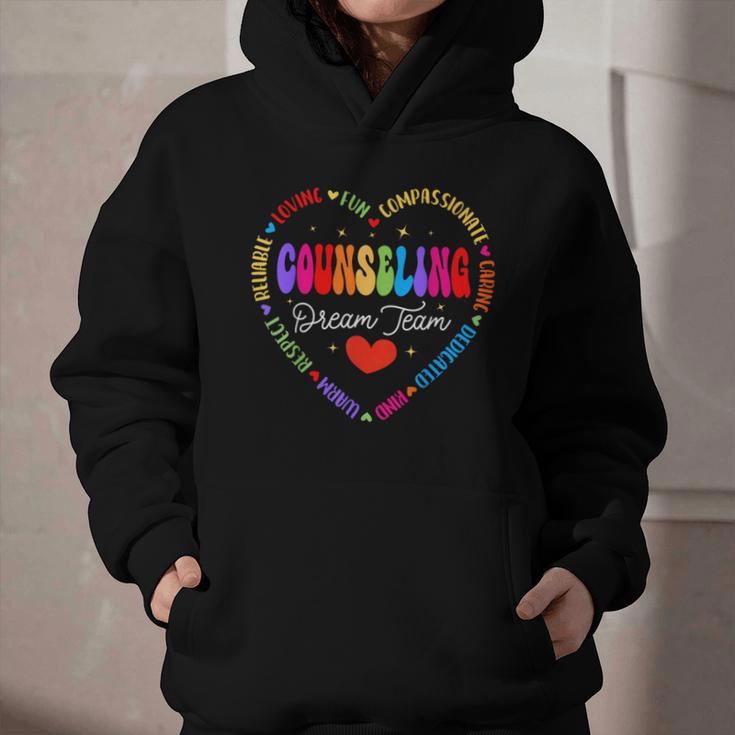 Groovy Counseling Dream Team Appreciation Back To School Graphic Youth Hoodie Groovy Counseling Dream Team Appreciation Back To School Graphic Youth Hoodie