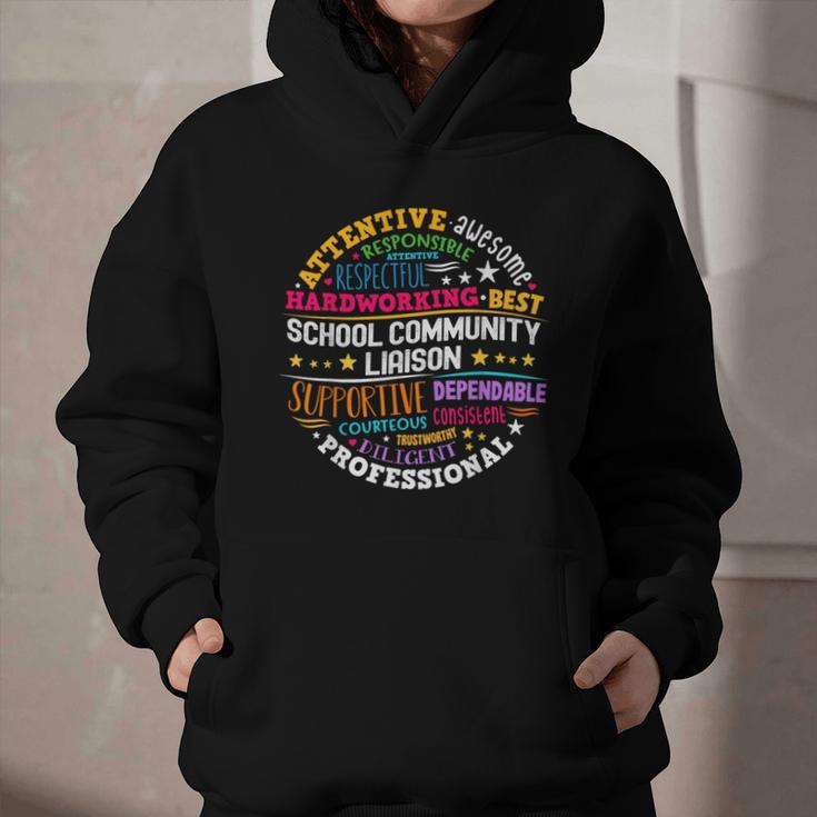 Groovy School Community Liaison Back To School Appreciation Graphic Youth Hoodie Groovy School Community Liaison Back To School Appreciation Graphic Youth Hoodie