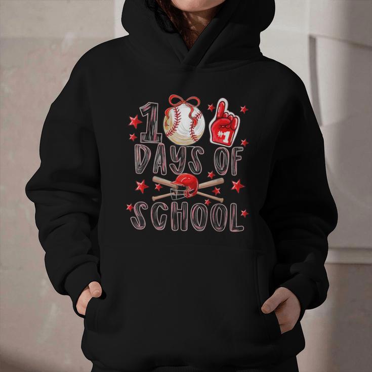 Happy 101 Days Of School Baseball Sports 100th Day Graphic Youth Hoodie Happy 101 Days Of School Baseball Sports 100th Day Graphic Youth Hoodie