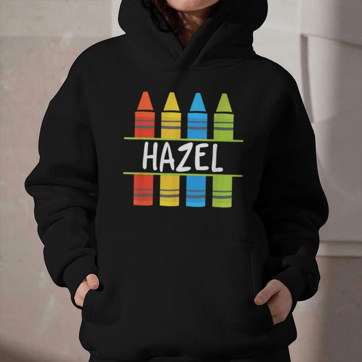Hazel Crayon Back To School Kids Graphic Youth Hoodie Hazel Crayon Back To School Kids Graphic Youth Hoodie
