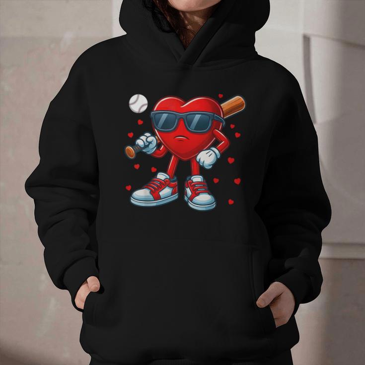 Heart Love Baseball Valentine Outfit Men Boy Graphic Youth Hoodie Heart Love Baseball Valentine Outfit Men Boy Graphic Youth Hoodie