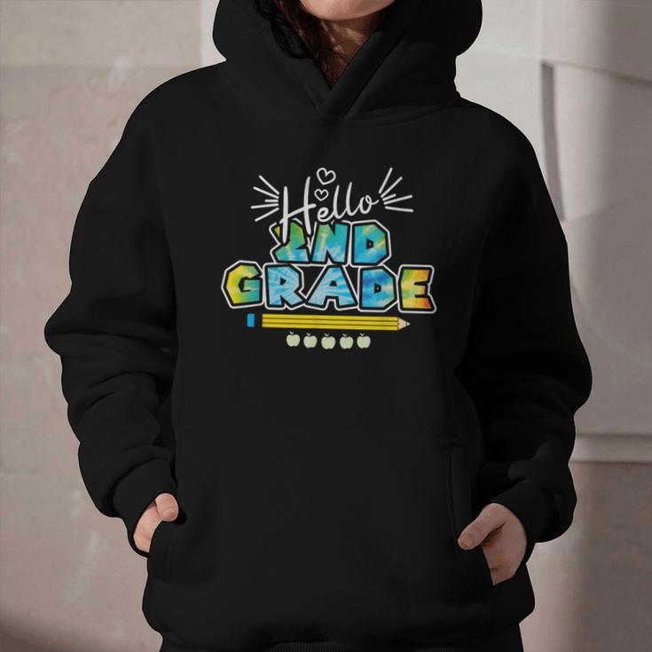 Hello 2nd Grade Back To School First Day Of School Graphic Youth Hoodie Hello 2nd Grade Back To School First Day Of School Graphic Youth Hoodie