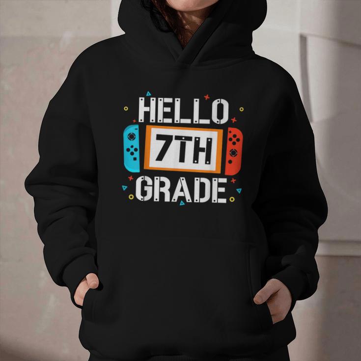 Hello 7th Grade Back To School Video Game Seventh Grade Boys Graphic Youth Hoodie Hello 7th Grade Back To School Video Game Seventh Grade Boys Graphic Youth Hoodie