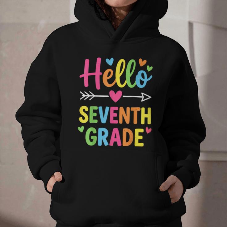 Hello Seventh 7TH Grade Back To School Kids Students Tee Graphic Youth Hoodie Hello Seventh 7TH Grade Back To School Kids Students Tee Graphic Youth Hoodie