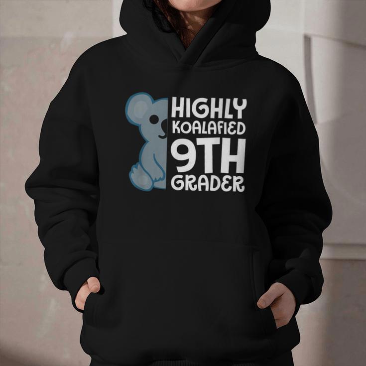 Highly Koalafied 9th Grader Koala Back To School Graphic Youth Hoodie Highly Koalafied 9th Grader Koala Back To School Graphic Youth Hoodie
