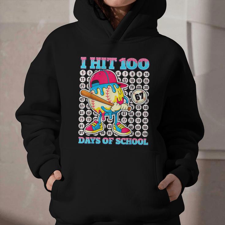 I Hit 100 Days Of School 67 Drip Baseball Boys Kids Graphic Youth Hoodie I Hit 100 Days Of School 67 Drip Baseball Boys Kids Graphic Youth Hoodie