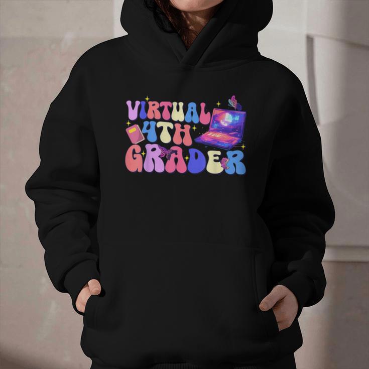 Homeschool 4th Grade Virtual 4th Grader Back To School Graphic Youth Hoodie Homeschool 4th Grade Virtual 4th Grader Back To School Graphic Youth Hoodie
