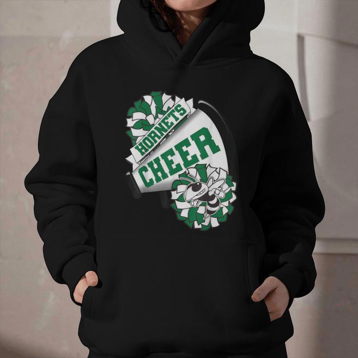 Hornets Cheer Back To School Cheerleading Spirit Green Graphic Youth Hoodie Hornets Cheer Back To School Cheerleading Spirit Green Graphic Youth Hoodie