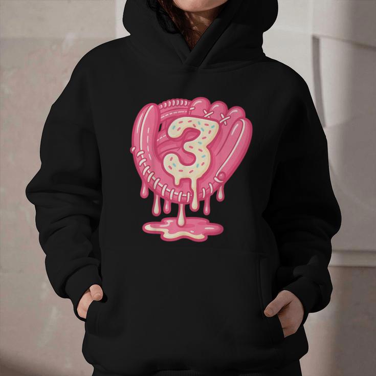 Ice Cream Baseball Glove 3rd Birthday Edition Graphic Youth Hoodie Ice Cream Baseball Glove 3rd Birthday Edition Graphic Youth Hoodie