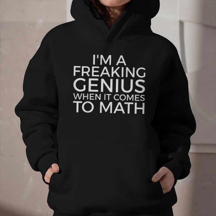 I'm a Freaking Genius When It Comes To Math Back To School Graphic Youth Hoodie I'm a Freaking Genius When It Comes To Math Back To School Graphic Youth Hoodie