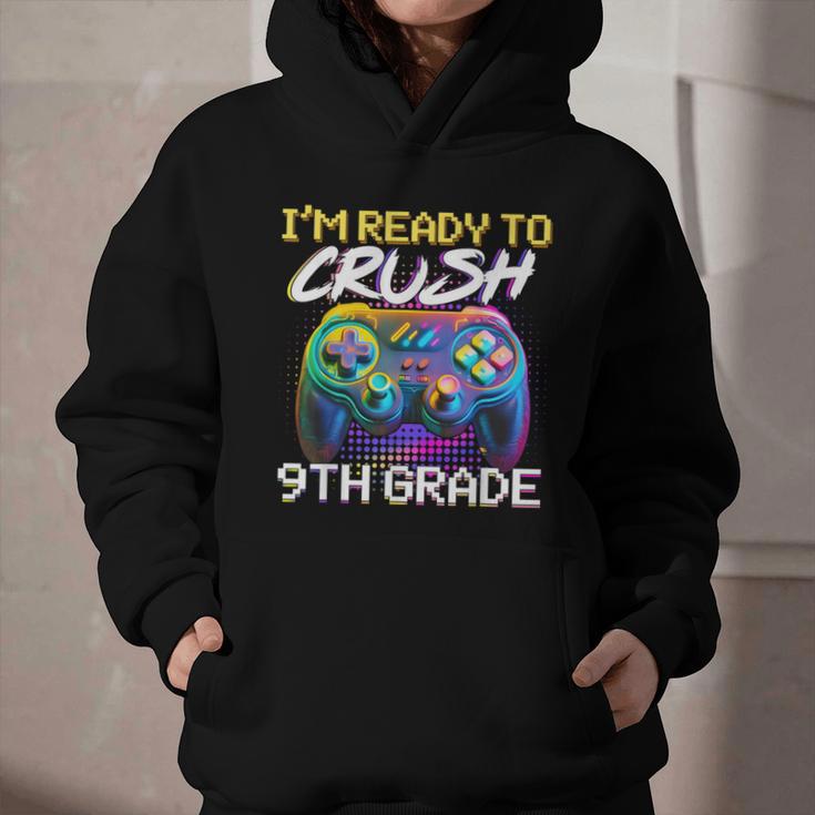 I'm Ready To Crush 9th Grade Back To School Video Game Boys Graphic Youth Hoodie I'm Ready To Crush 9th Grade Back To School Video Game Boys Graphic Youth Hoodie