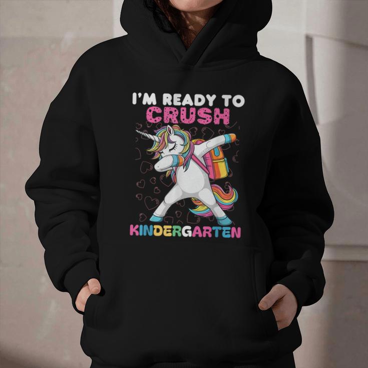 I'm Ready To Crush Kindergarten Unicorn Back To School Graphic Youth Hoodie I'm Ready To Crush Kindergarten Unicorn Back To School Graphic Youth Hoodie