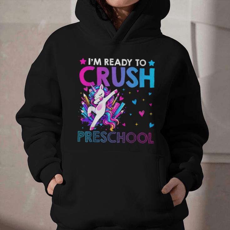 I'm Ready To Crush Preschool Dabbing Unicorn Back To School Graphic Youth Hoodie I'm Ready To Crush Preschool Dabbing Unicorn Back To School Graphic Youth Hoodie