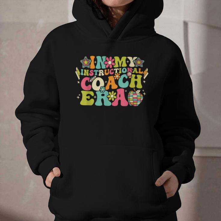 In My Instructional Coach Era Groovy Back To School Graphic Youth Hoodie In My Instructional Coach Era Groovy Back To School Graphic Youth Hoodie